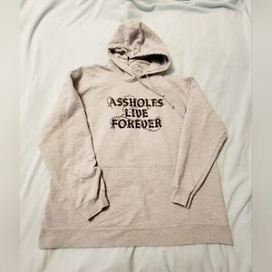 Assholes Live Forever - Gray Hoodie Sz XXL
